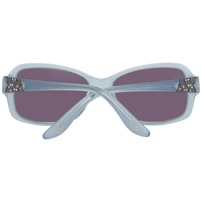 Harley-Davidson Blue Women Sunglasses with Grey Lenses - Rectangle Shape