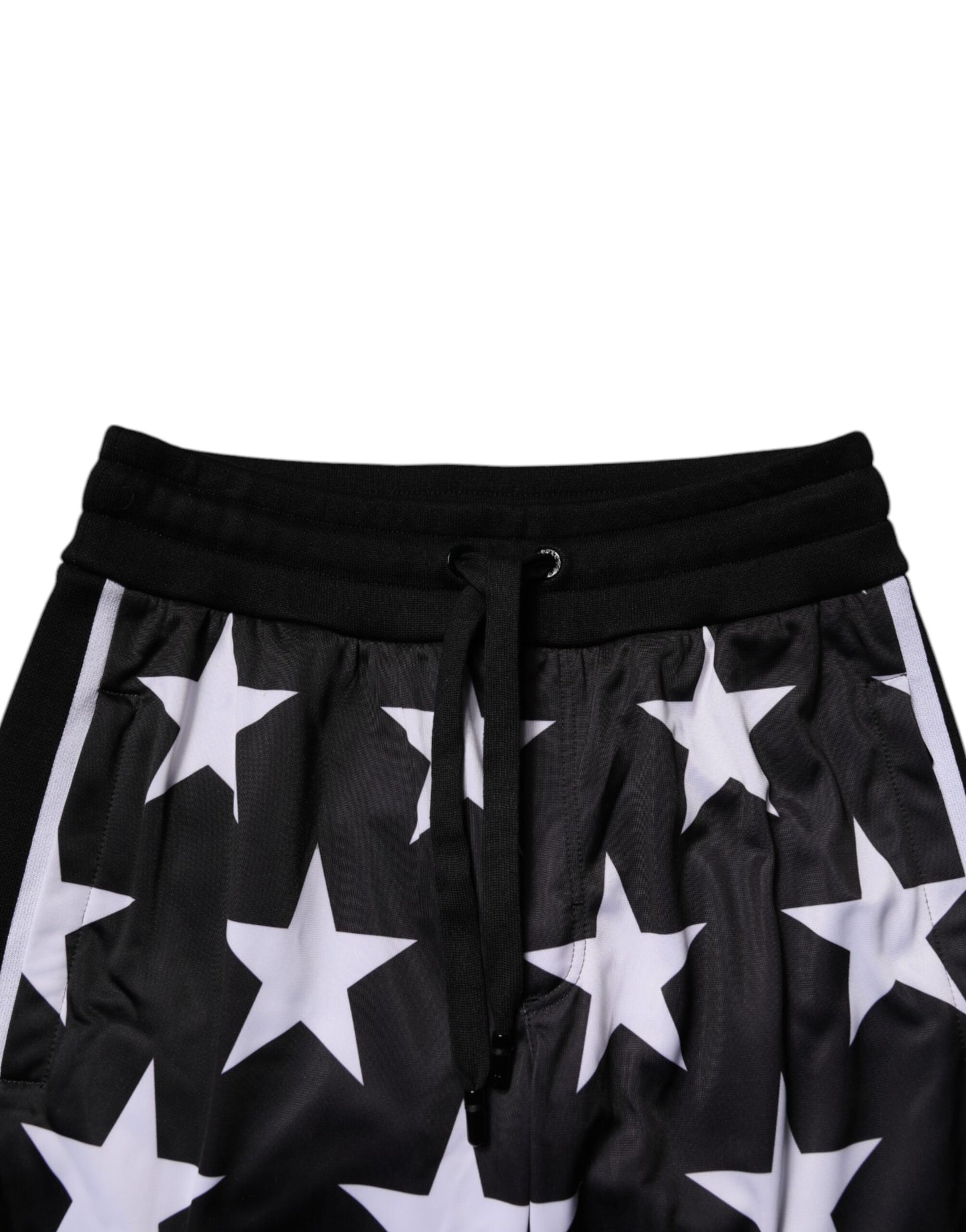 Dolce & Gabbana Black & White Stars Jogger Men's Sweatpants