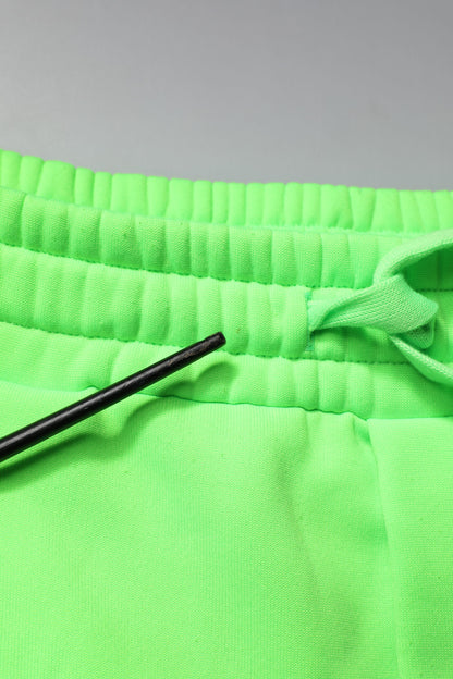Dolce & Gabbana Neon Green Cargo Jogger Men Sweatpants