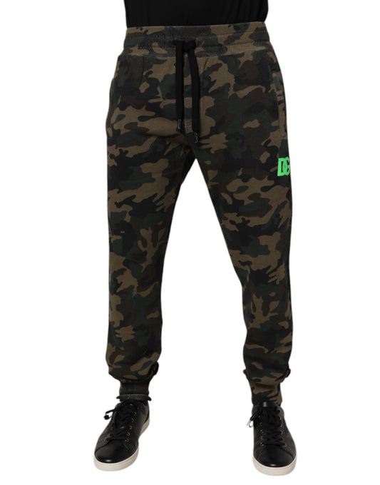 Dolce & Gabbana Multicolor Camouflage Jogger Sweatpants