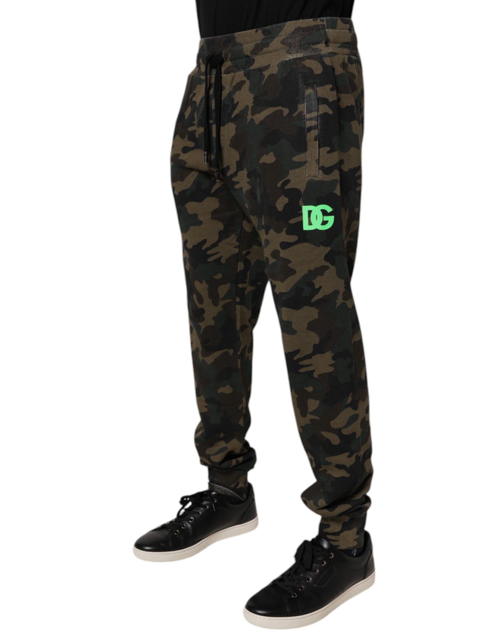 Dolce & Gabbana Multicolor Camouflage Jogger Sweatpants