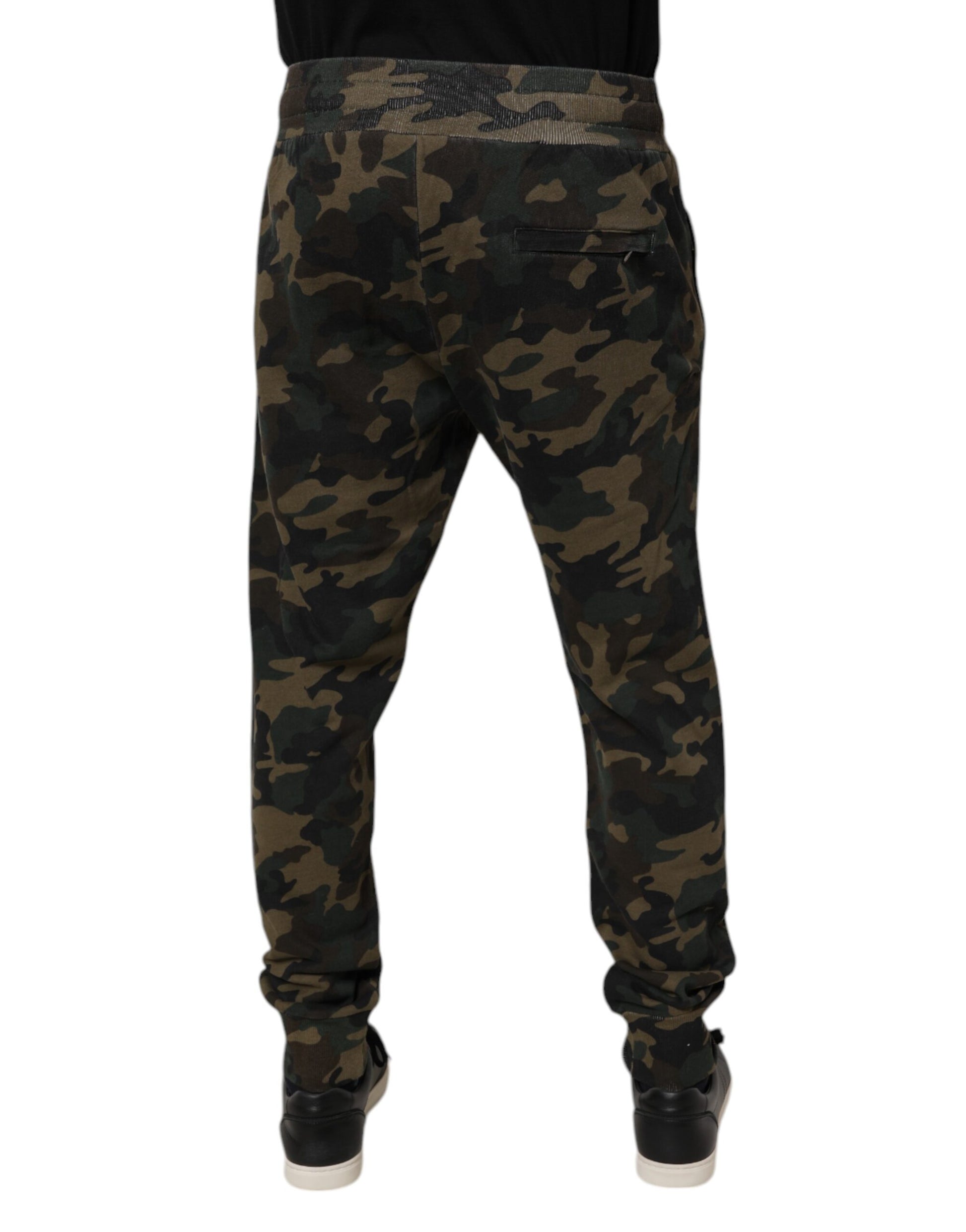 Dolce & Gabbana Multicolor Camouflage Jogger Sweatpants