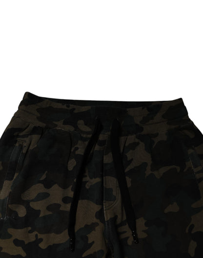 Dolce & Gabbana Multicolor Camouflage Jogger Sweatpants