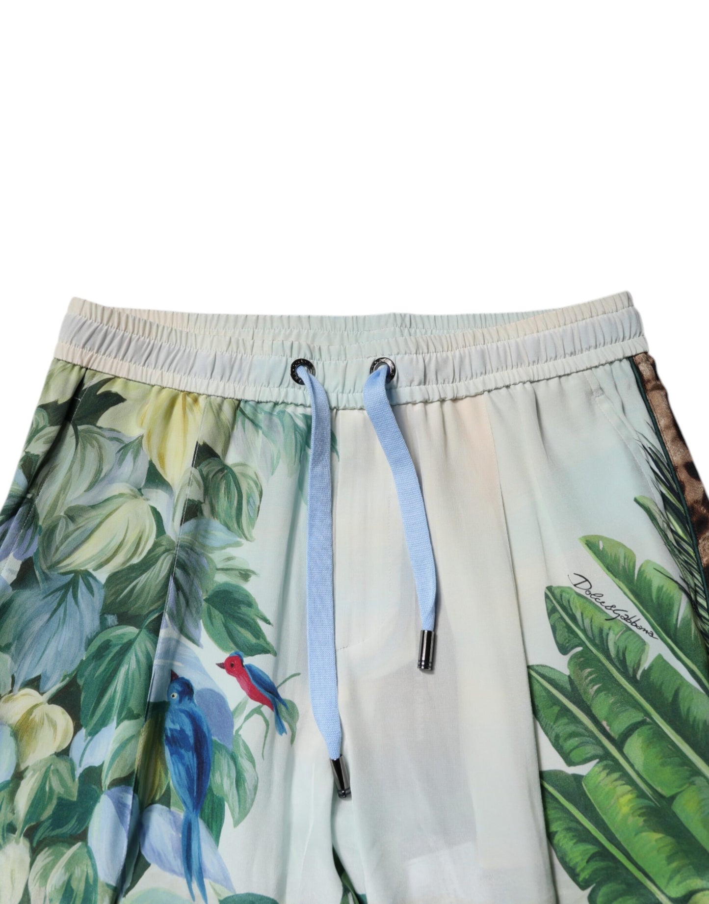 Dolce & Gabbana Multicolour Tropical Print Jogger Sweatpants