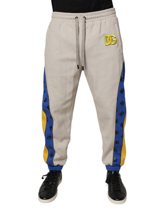Dolce & Gabbana Multicolor Cotton DG Jogger Sweatpants