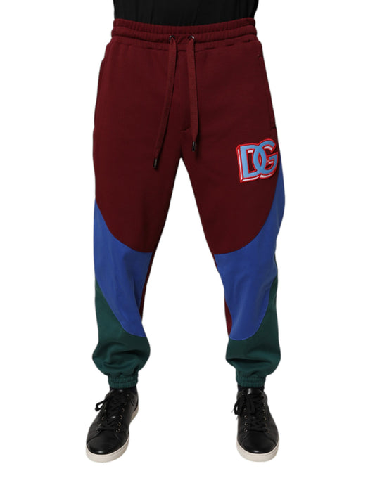 Dolce & Gabbana Multicolor Cotton Men's Jogger Sweatpants Pants