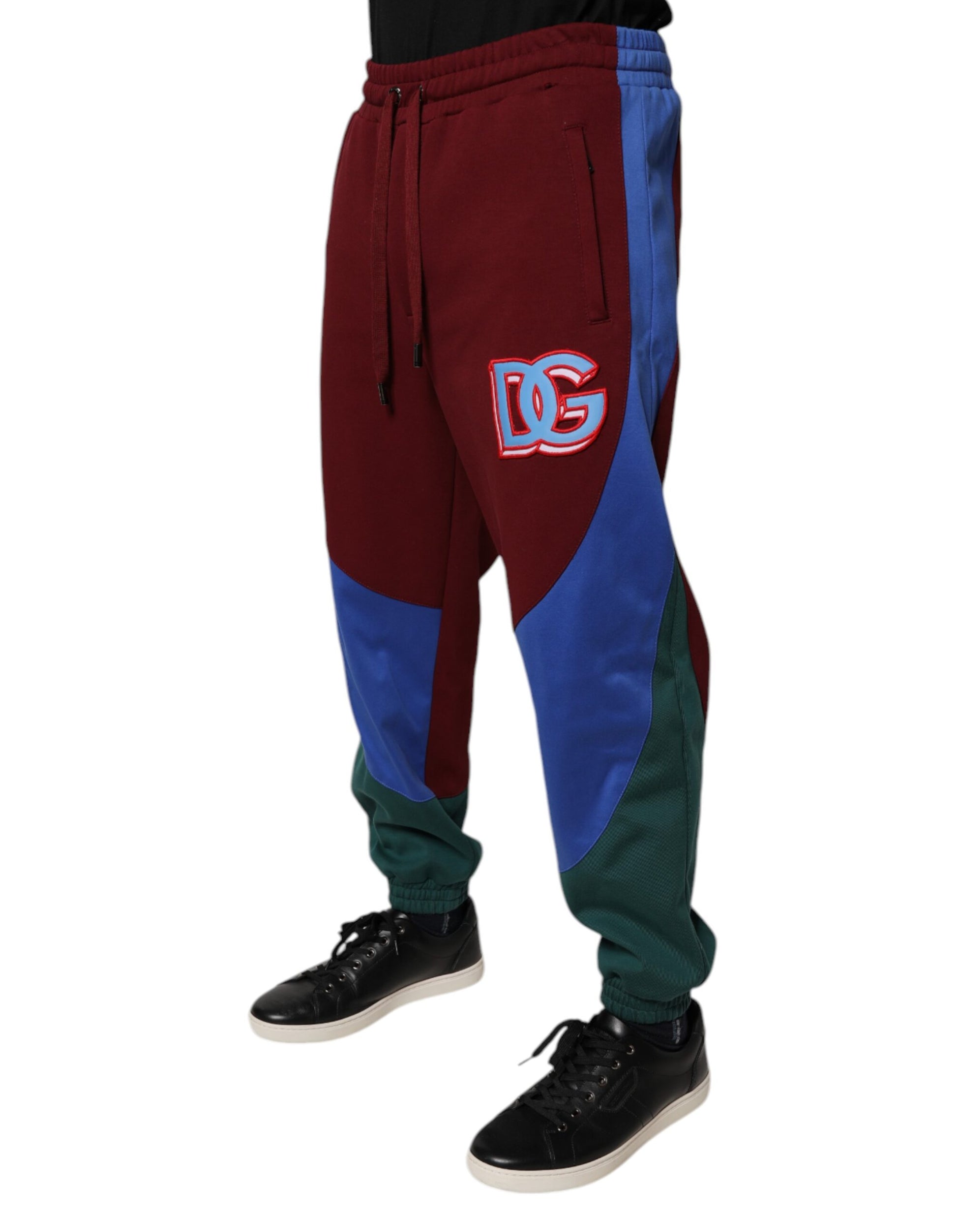 Dolce & Gabbana Multicolor Cotton Men's Jogger Sweatpants Pants