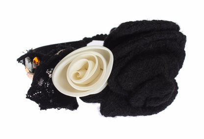 Elegant Crystal-Embellished Silk Diadem by Dolce & Gabbana