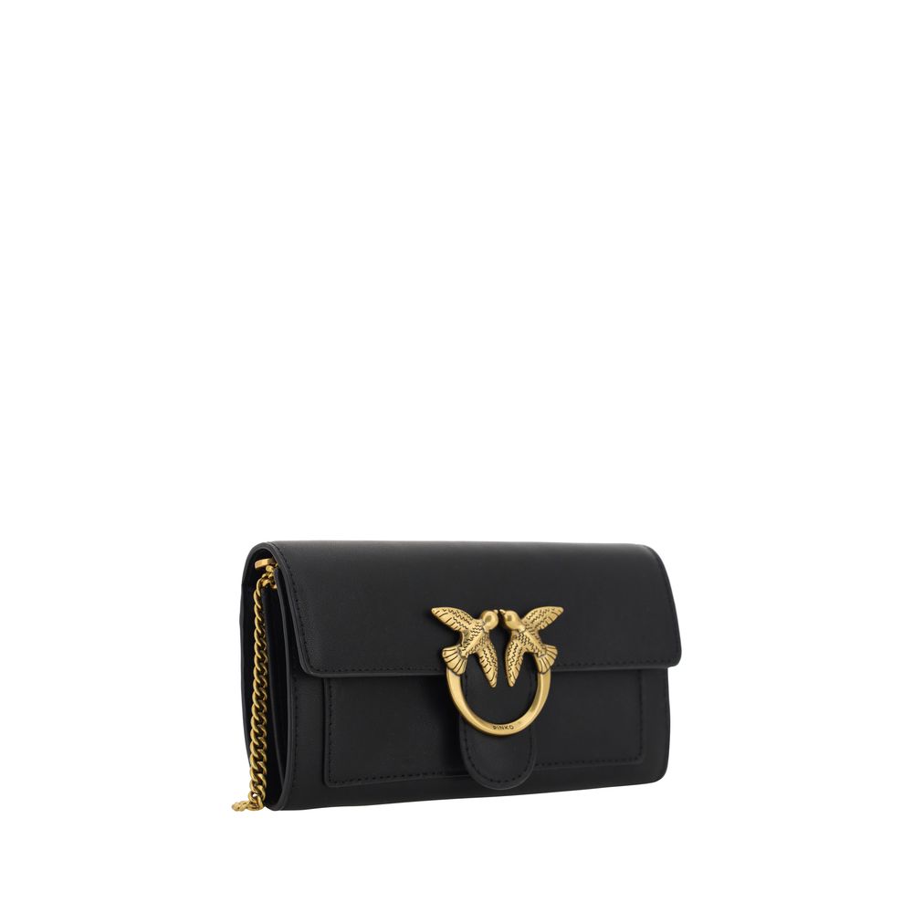 PINKO Black Love One Wallet