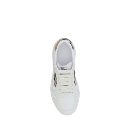 Burberry Leather Sneakers - Casual Chic Redefined