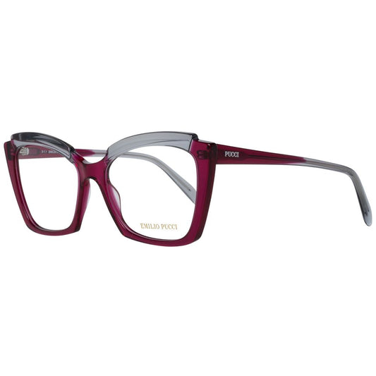 Emilio Pucci Women’s Optical Glasses – Purple Full-Rim Frame, 55mm