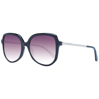 Ted Baker Women’s Sunglasses – Black Butterfly Frame with Pink Gradient Lenses, 54mm
