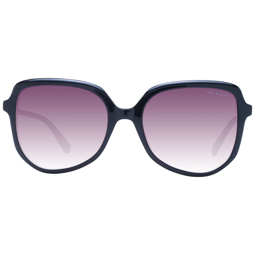 Ted Baker Women’s Sunglasses – Black Butterfly Frame with Pink Gradient Lenses, 54mm