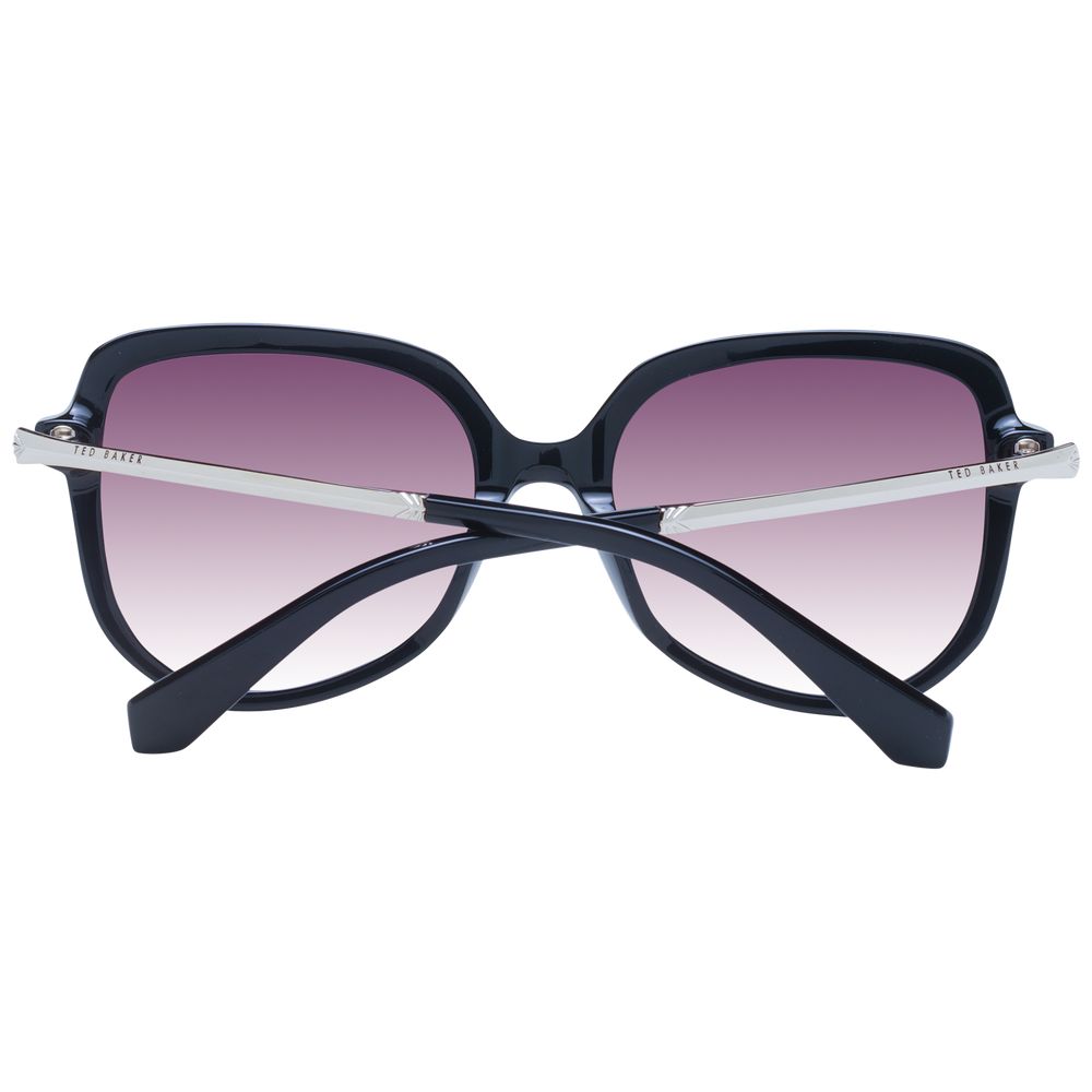 Ted Baker Women’s Sunglasses – Black Butterfly Frame with Pink Gradient Lenses, 54mm
