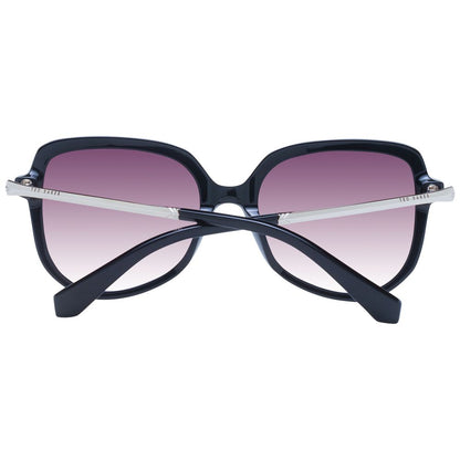 Ted Baker Women’s Sunglasses – Black Butterfly Frame with Pink Gradient Lenses, 54mm