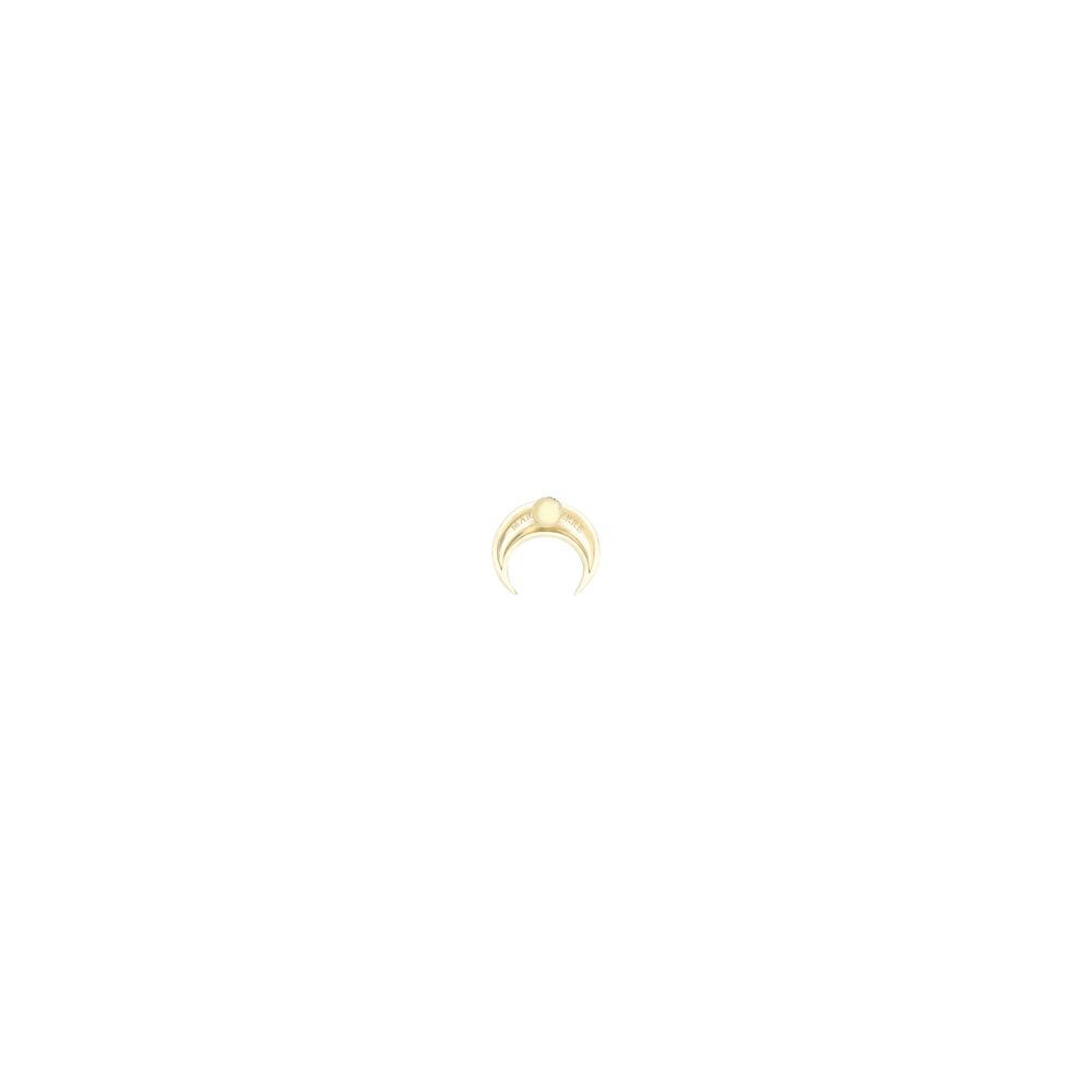 Marine Serre Single Earring: Iconic Moon Design