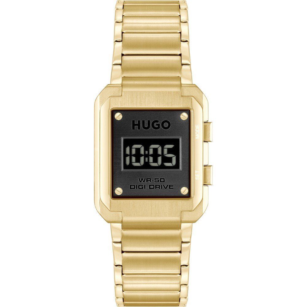 Hugo Boss Men’s Gold Stainless Steel Digital Watch