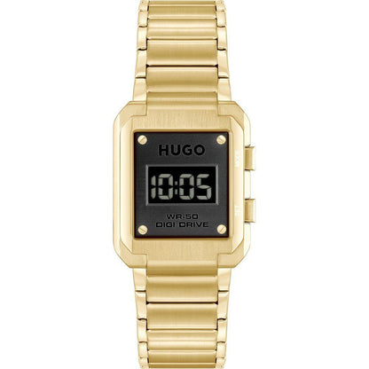 Hugo Boss Men’s Gold Stainless Steel Digital Watch