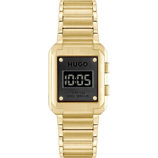 Hugo Boss Men’s Gold Stainless Steel Digital Watch