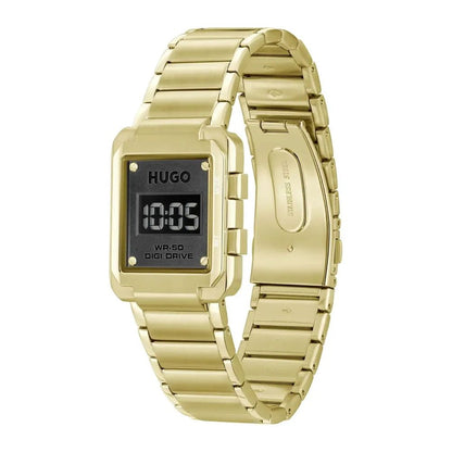 Hugo Boss Men’s Gold Stainless Steel Digital Watch