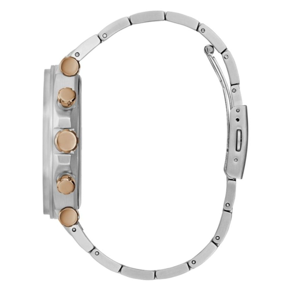 Guess Men’s Watch, Multifunction Dial, Grey Stainless Steel