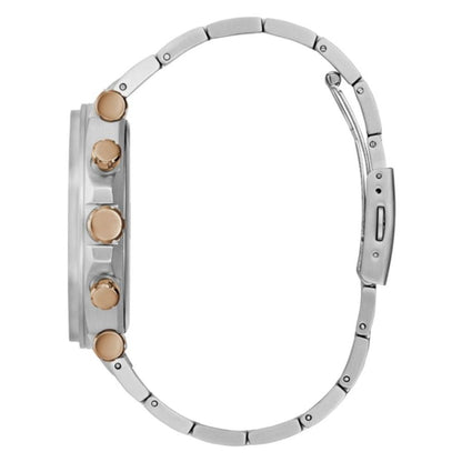 Guess Men’s Watch, Multifunction Dial, Grey Stainless Steel