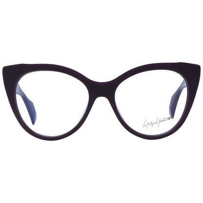 Yohji Yamamoto Women’s Optical Frames – Purple Cat Eye Design
