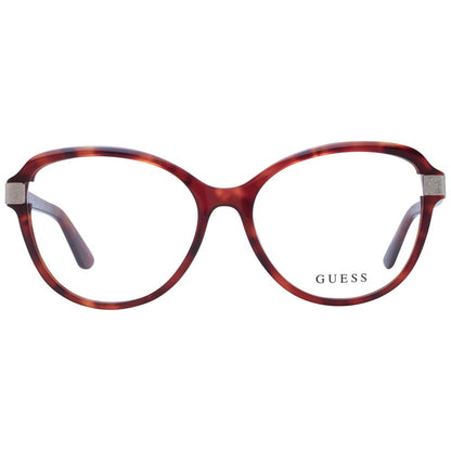 Guess Women’s Optical Glasses – Brown Round Frame, 55mm