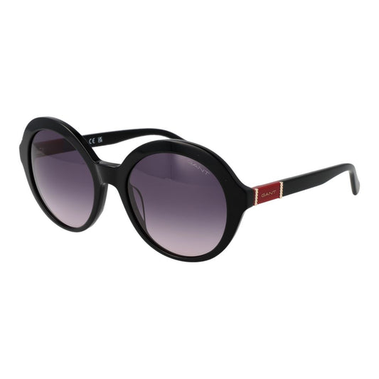 Gant Women's Sunglasses – Black Frame with Purple Gradient Lenses, 55mm