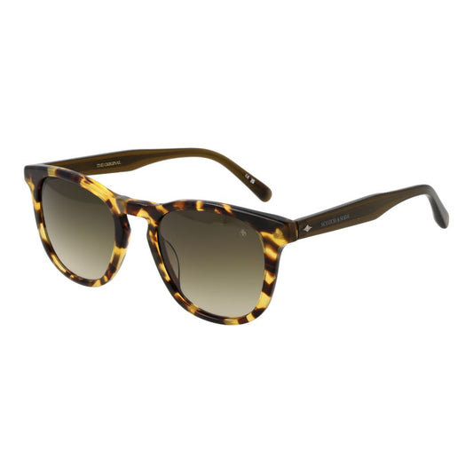 Scotch & Soda Men's Sunglasses – Brown Round Frame with Gradient Lenses, 50mm