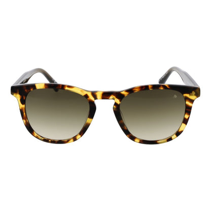 Scotch & Soda Men's Sunglasses – Brown Round Frame with Gradient Lenses, 50mm