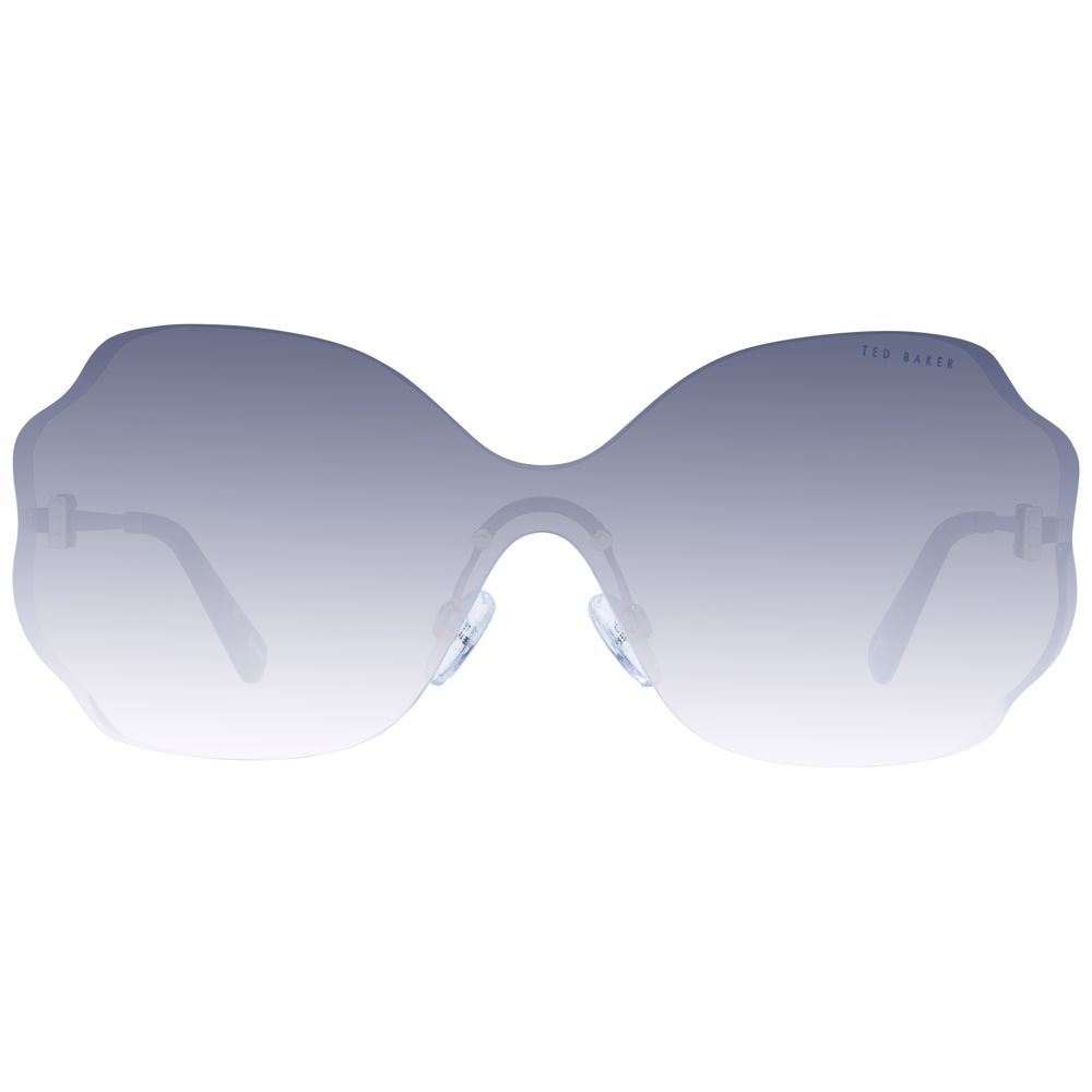 Ted Baker Women’s Sunglasses – Gold Rimless Frame with Grey Gradient Lenses, 142mm
