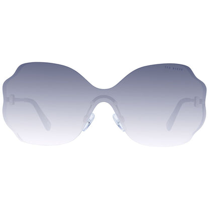 Ted Baker Women’s Sunglasses – Gold Rimless Frame with Grey Gradient Lenses, 142mm