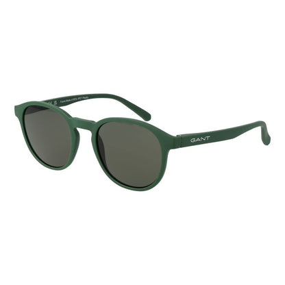 Gant Men’s Sunglasses – Green Round Frame with Green Lenses, 50mm