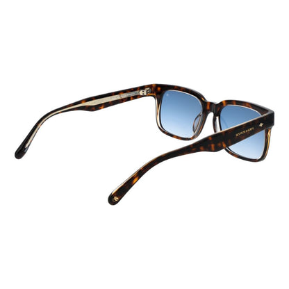 Scotch & Soda Men’s Sunglasses – Brown Square Frame with Blue Gradient Lenses, 54mm