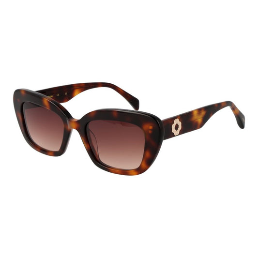 Maje Women’s Sunglasses – Brown Cat Eye Frame with Brown Gradient Lenses, 50mm