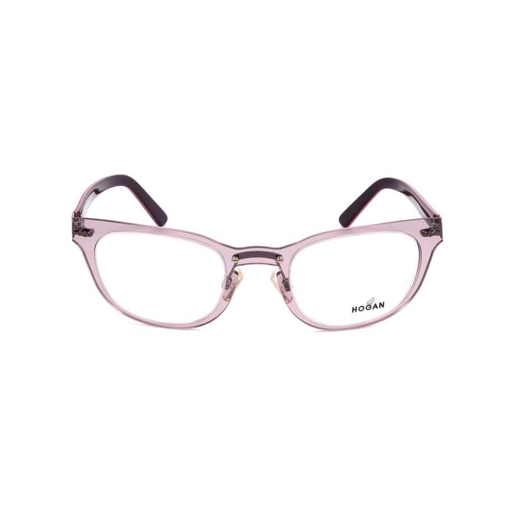 Hogan Unisex Optical Glasses – Bright Violet Square Frame, 49mm