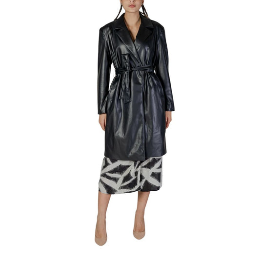 Sleek Black Polyester Jackets & Coats for All Seasons
