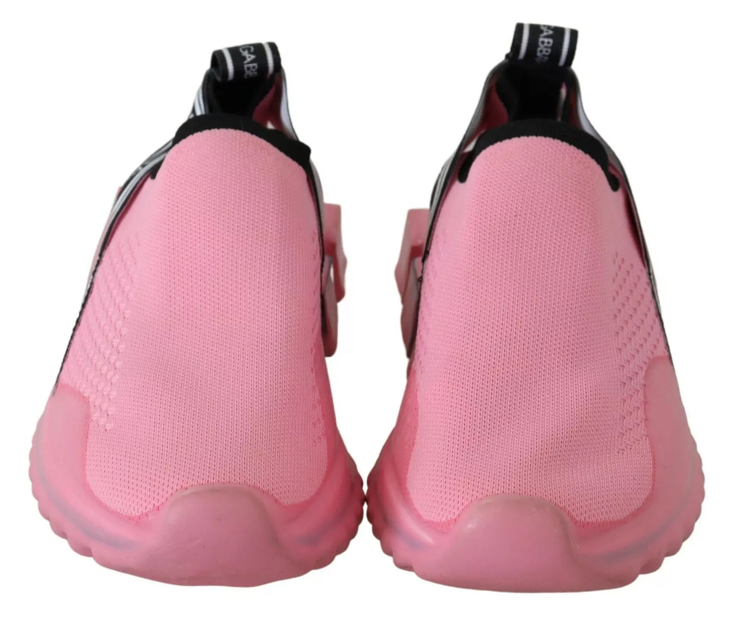Dolce & Gabbana Sorrento Pink Low Top Slip On Sneakers