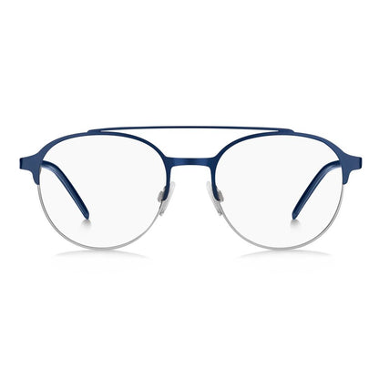 Hugo Boss Blue Metal Frame Glasses