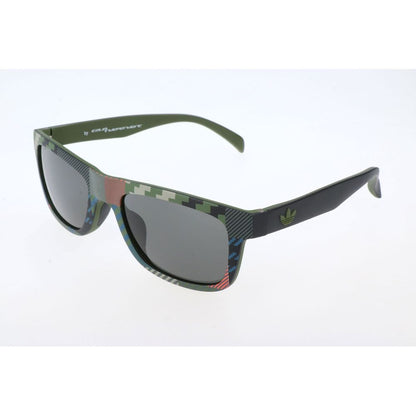 Adidas Men’s Multicolor Acetate Sunglasses – Black and Green Camouflage, 54mm