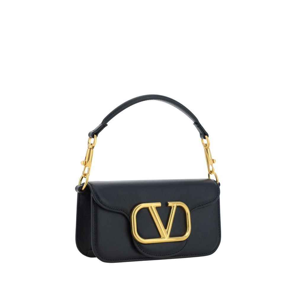 Valentino Garavani Locò Leather Shoulder Bag