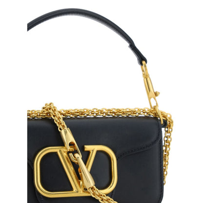 Valentino Garavani Locò Leather Shoulder Bag