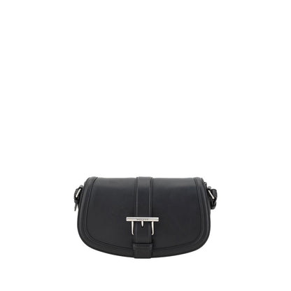 Alexander McQueen Black T-Bar Satchel Bag