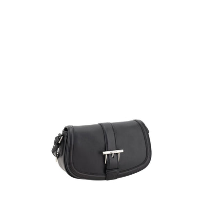 Alexander McQueen Black T-Bar Satchel Bag