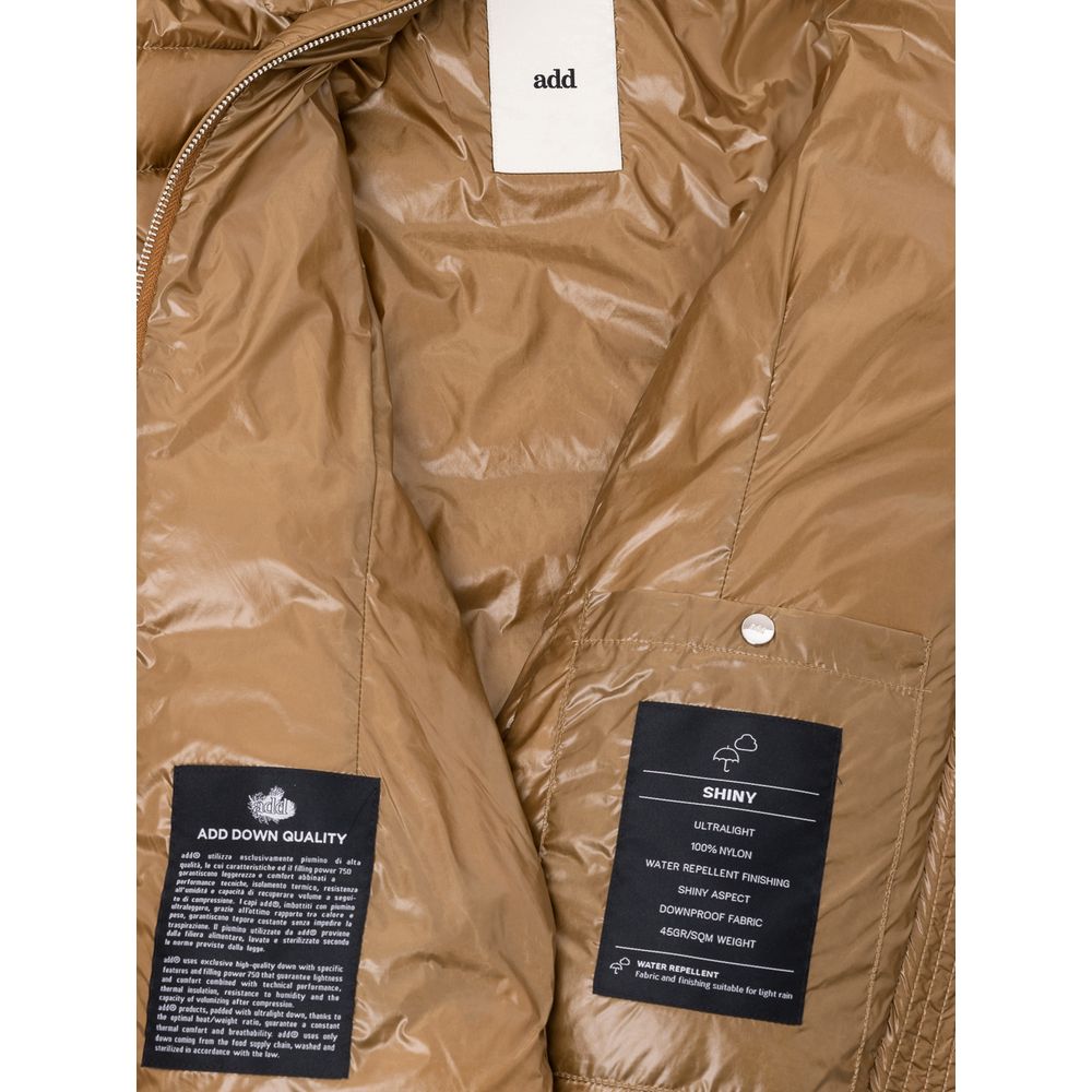 Add Bronze Hooded Padded Jacket
