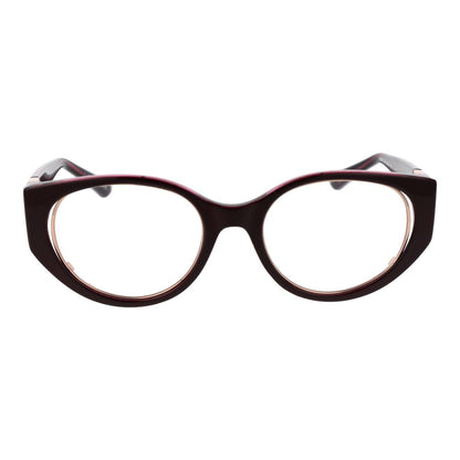 Guess Women’s Optical Glasses – Burgundy Cat Eye Frame, 52mm