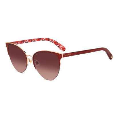 Kate Spade Women's Red Metal Sunglasses – Chic Oversized Style