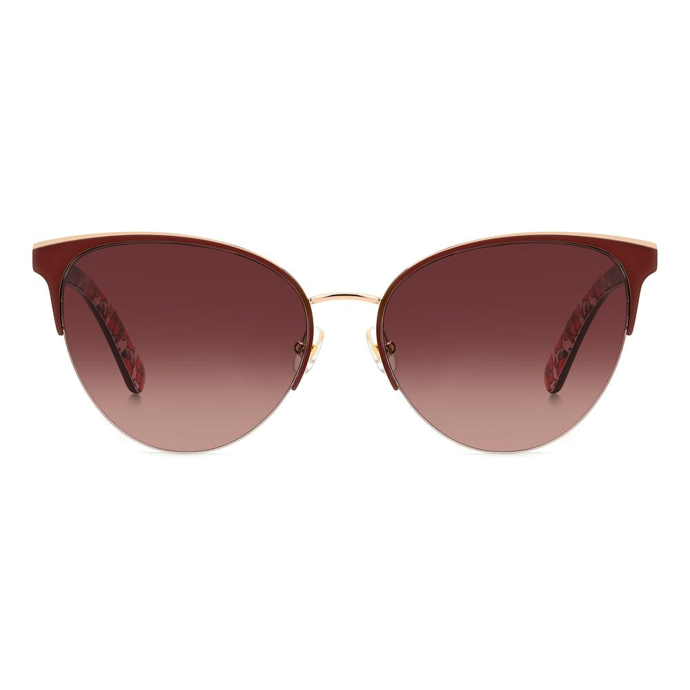 Kate Spade Women's Red Metal Sunglasses – Chic Oversized Style