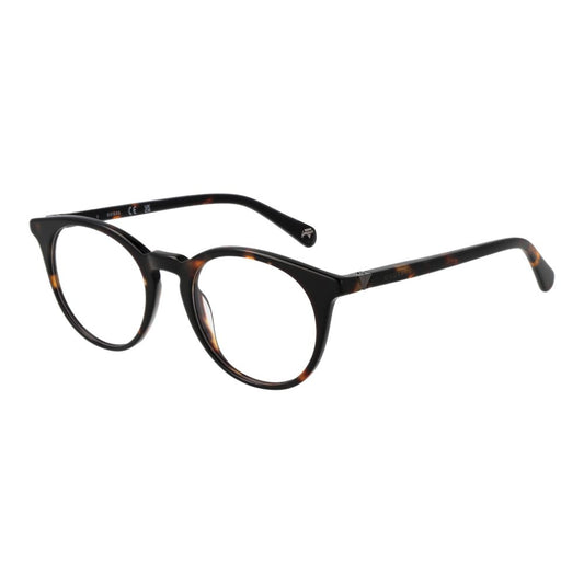 Guess Brown Men's Optical Frames – Round Full-Rim, 48mm